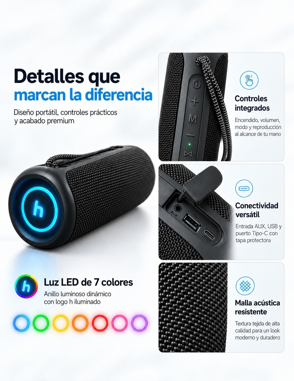 Bocina bluetooth 7