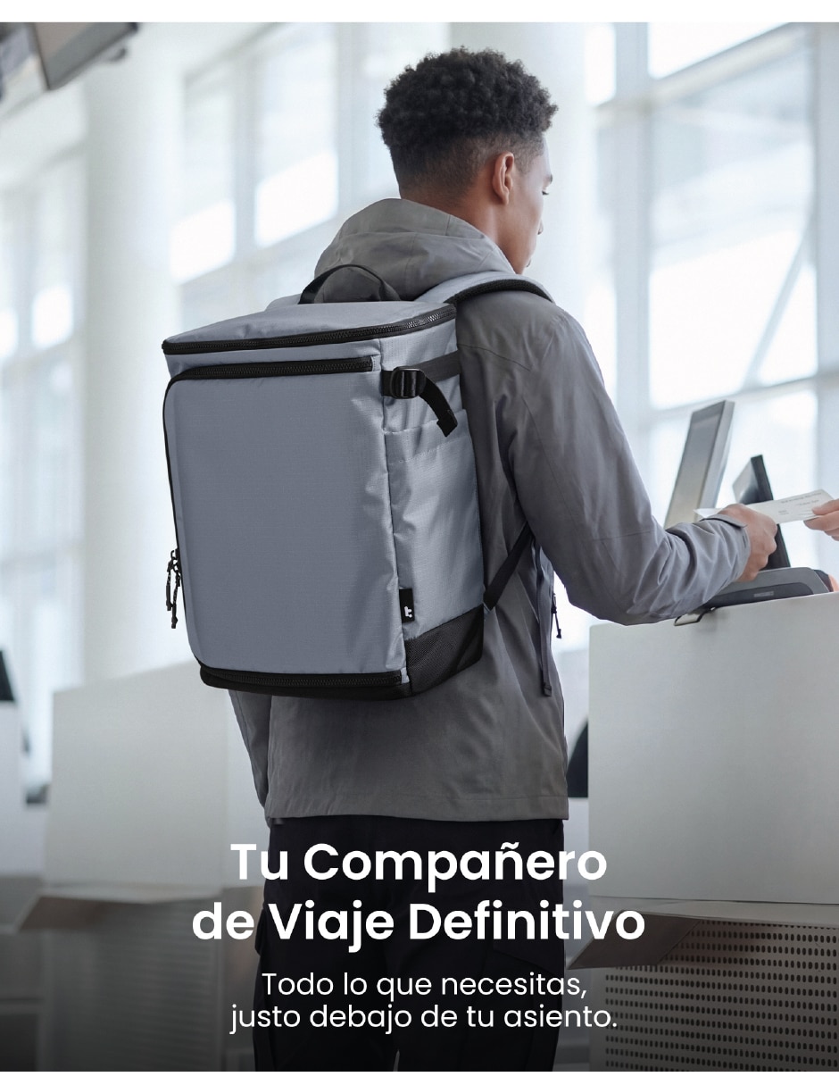 Mochila para viaje navigator tomtoc impermeable 6