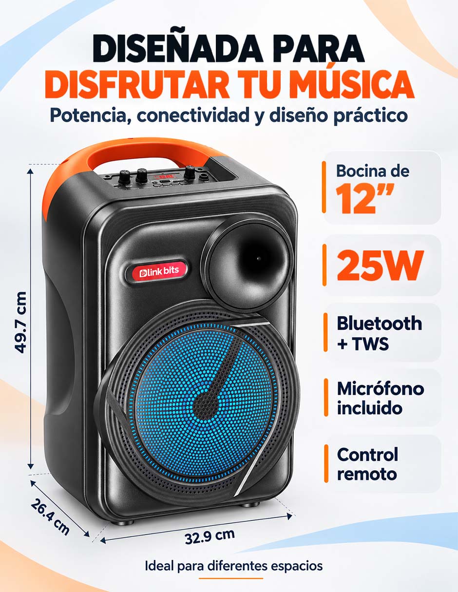Bocina portátil bluetooth 7