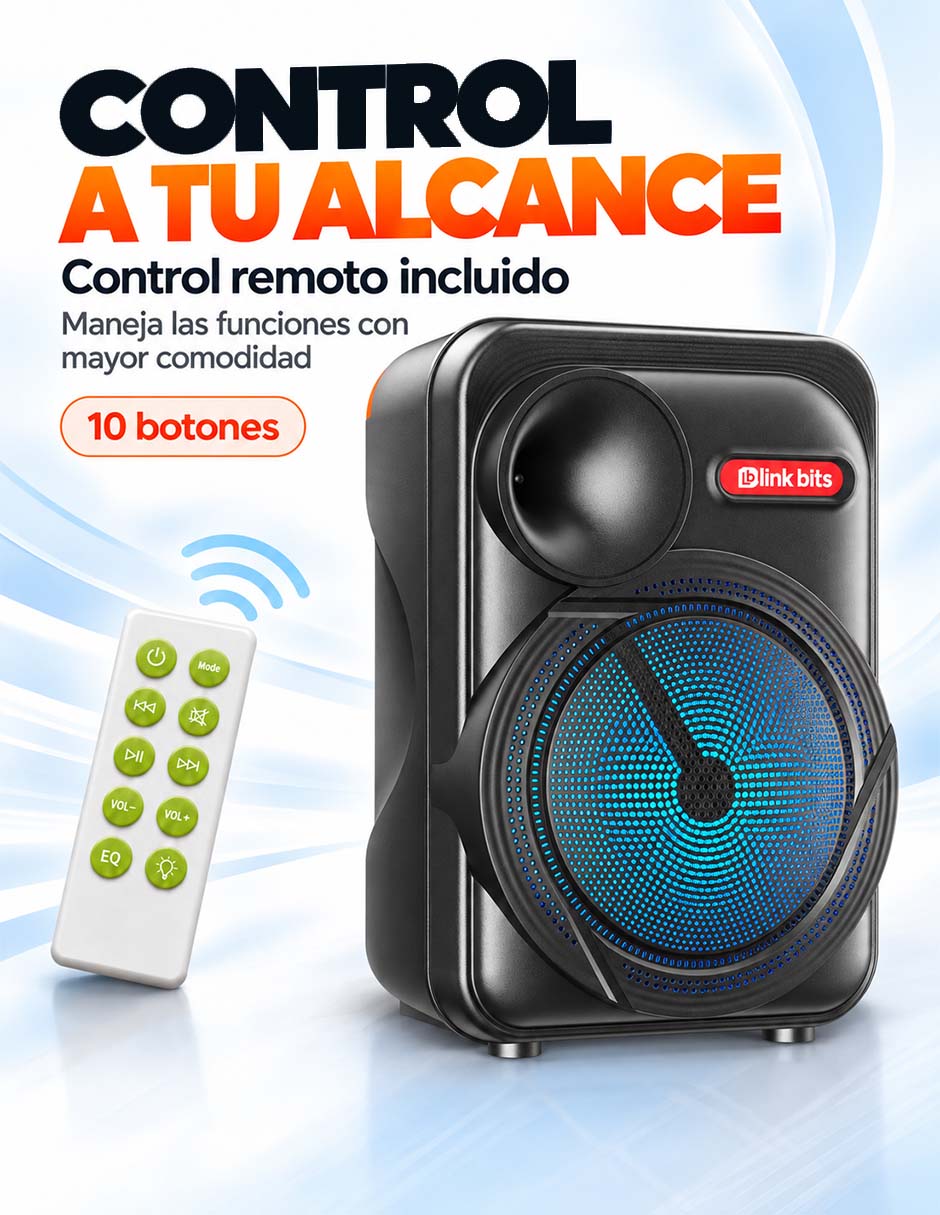 Bocina portátil bluetooth 5