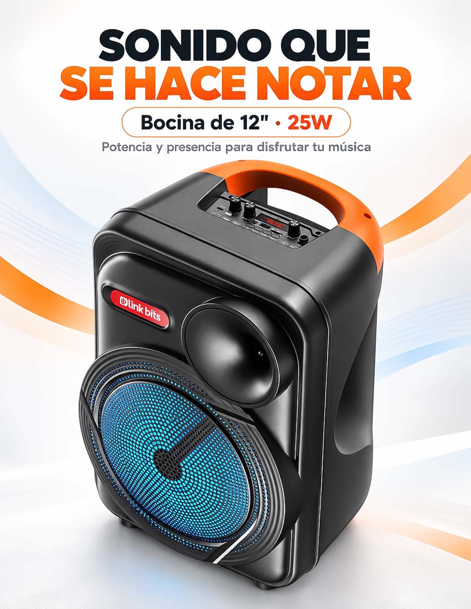 Bocina portátil bluetooth 6
