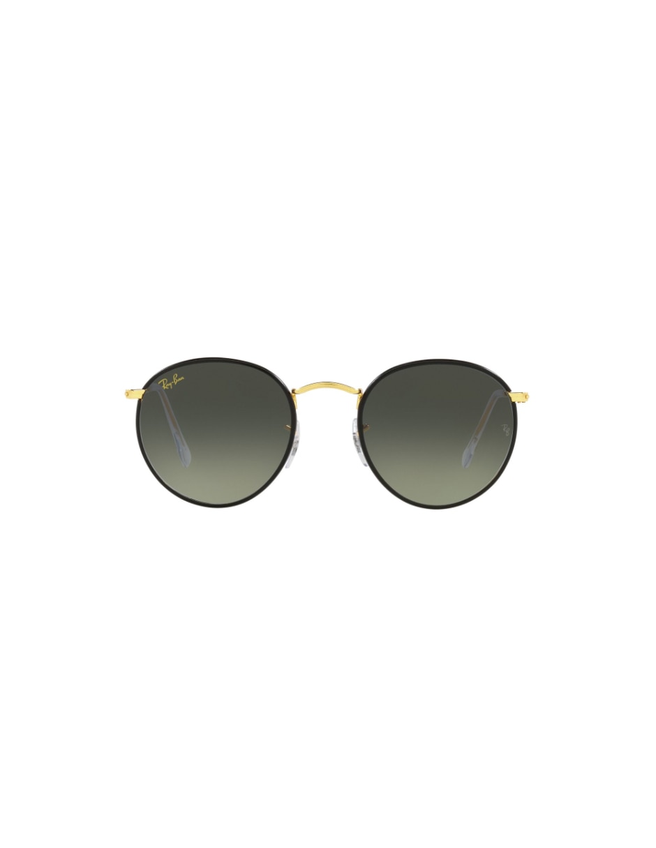 Lentes de sol round full color para hombre