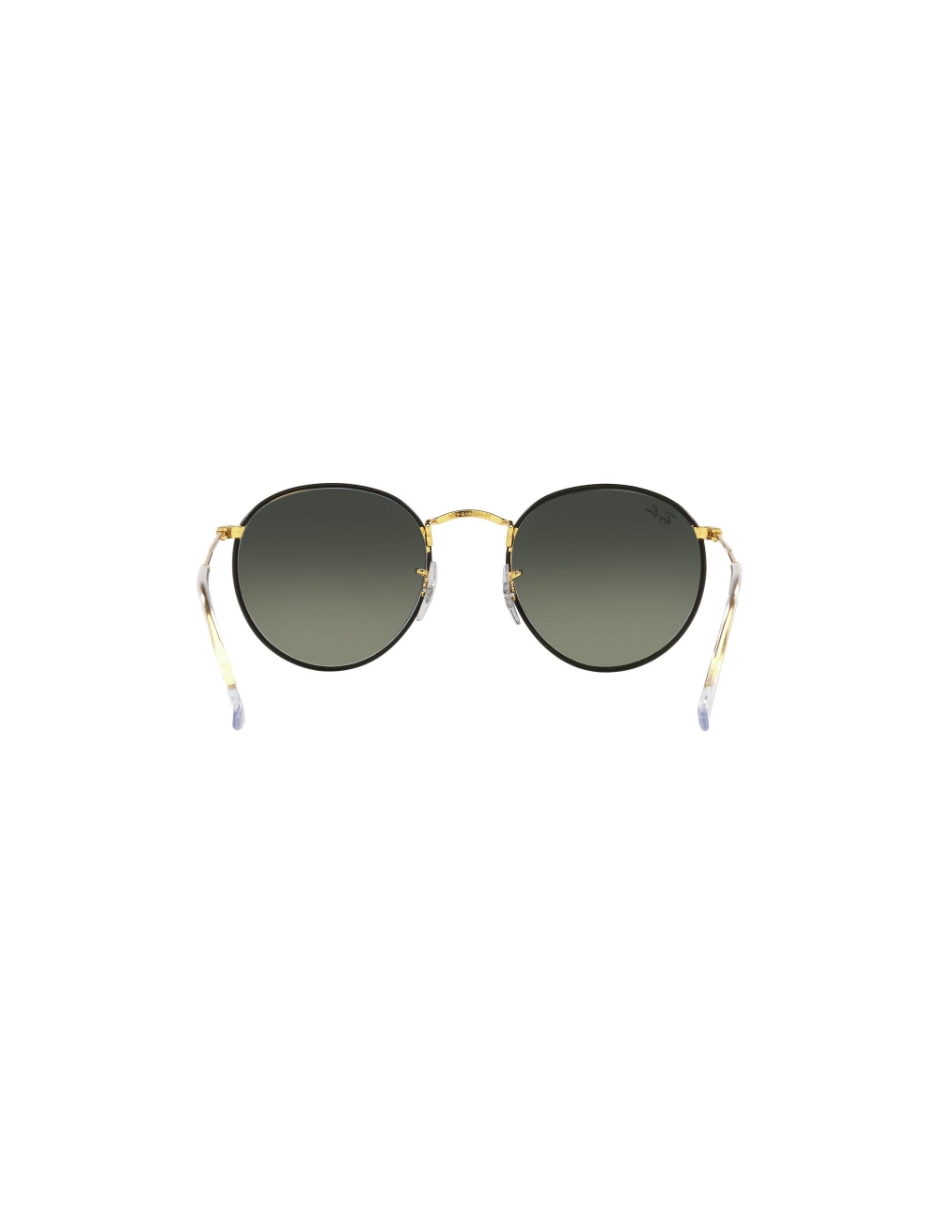Lentes de sol round full color para hombre