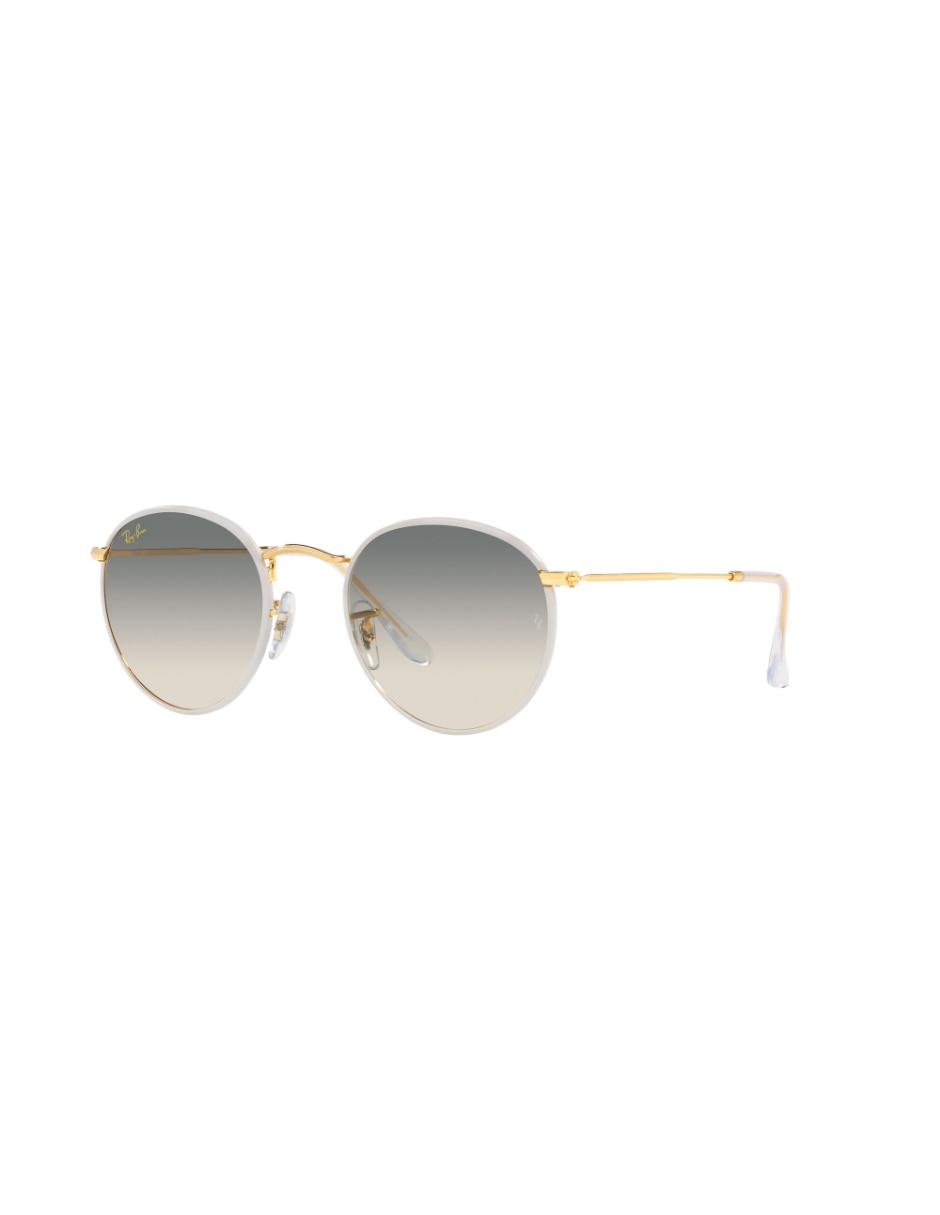 Lentes de sol round full color para hombre