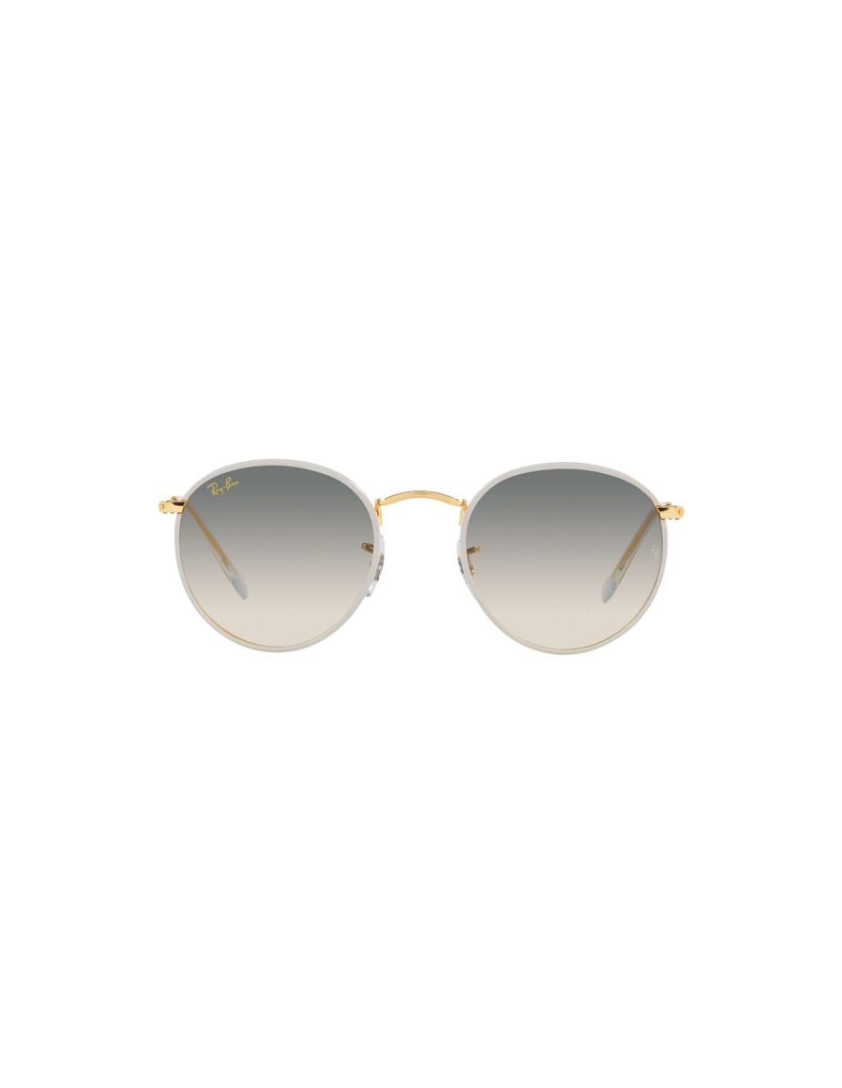Lentes de sol round full color para hombre