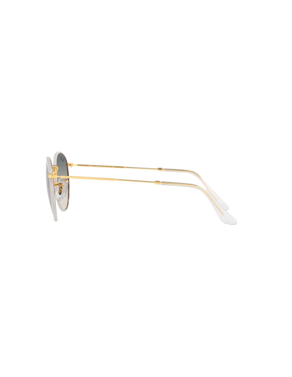 Lentes de sol round full color para hombre