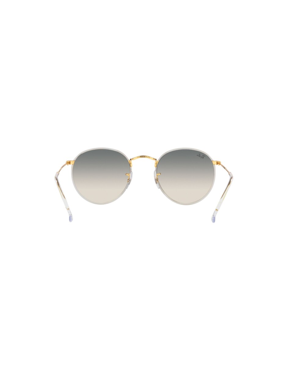 Lentes de sol round full color para hombre