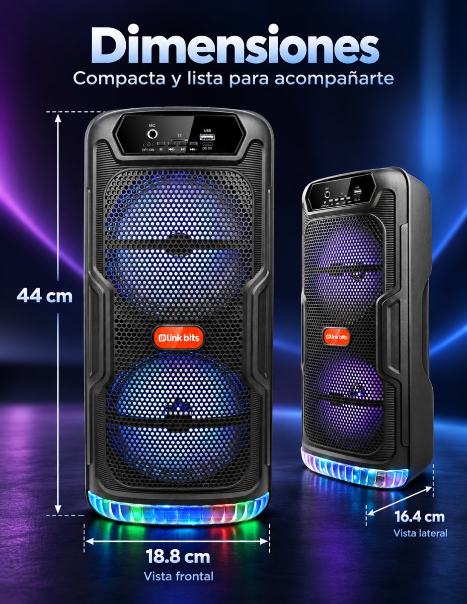 Bocina portátil bluetooth 7