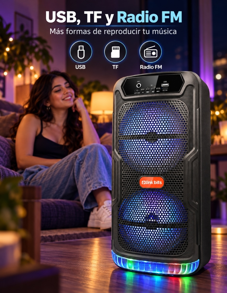 Bocina portátil bluetooth 5