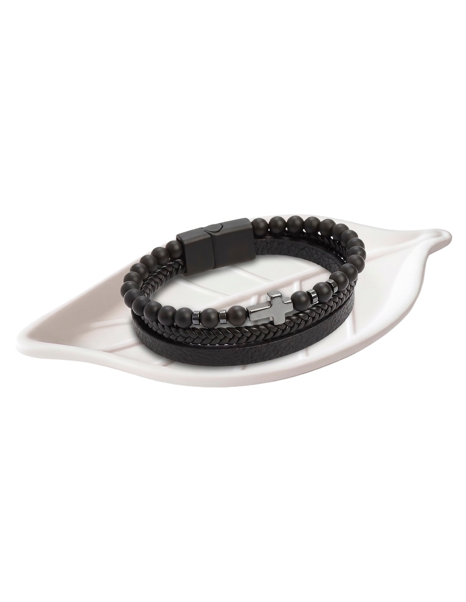 Pulsera con Obsidiana acabado pulido
