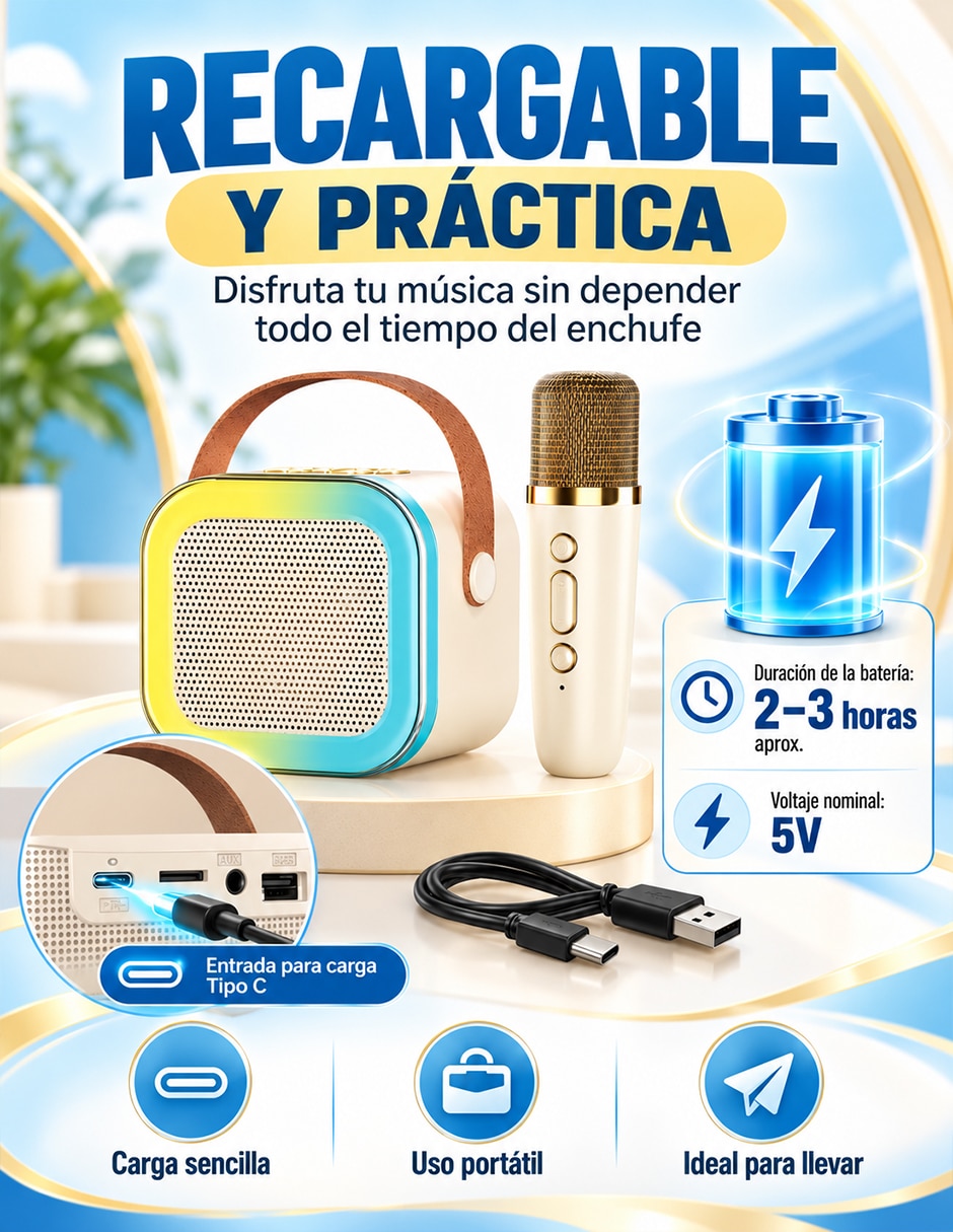 Bocina portátil bluetooth 4